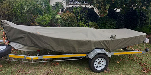 Seagull row boat cover