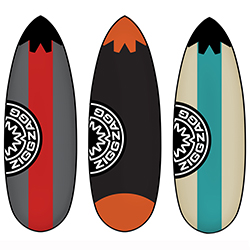 Bespoke surf board covers
