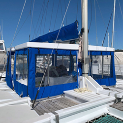 Stack pack & cockpit curtain